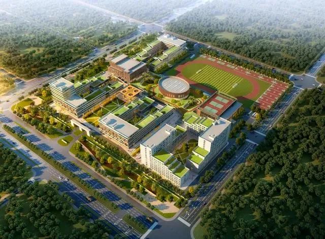 滕州一中高铁新区分校大量效果图流出,真漂亮!(图1)