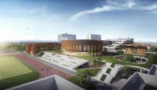 滕州一中高铁新区分校大量效果图流出,真漂亮!(图3)